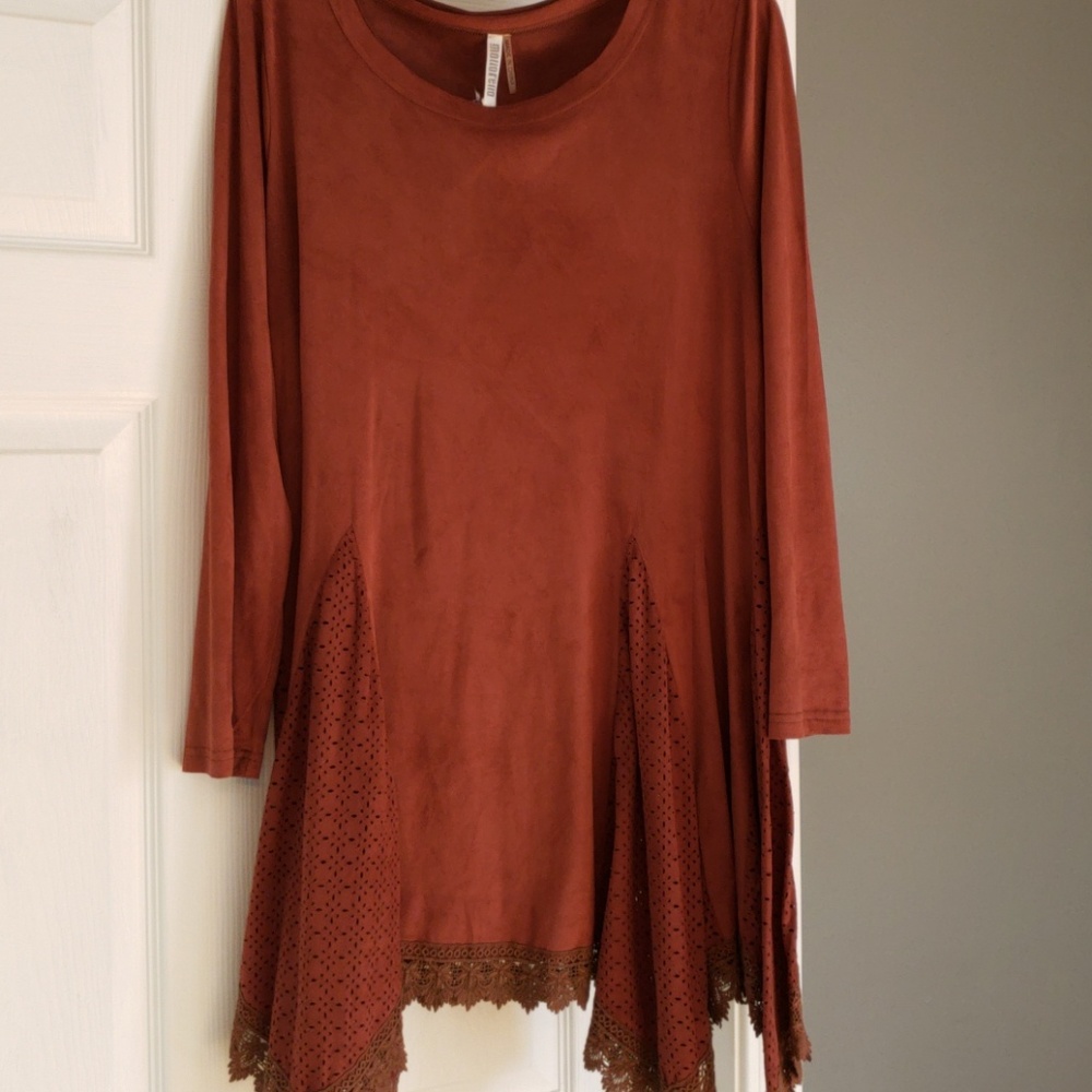 Beautiful suede feel dress